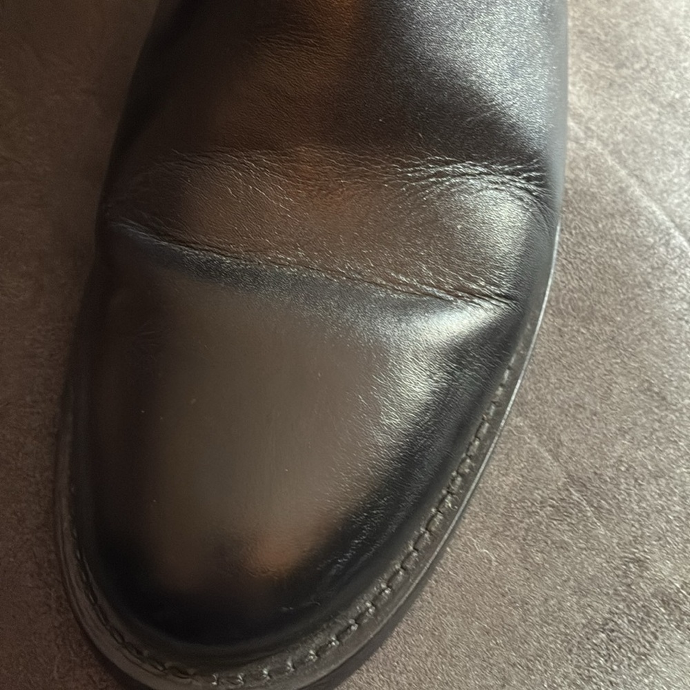 Massimo Dutti Black Knee-High Boots - Picture 9 of 12